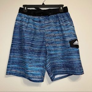 Adidas Mens Blue and‎ Black Swim Short size M